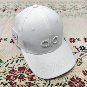 NWT ALO Yoga White Off-Duty Baseball Cap